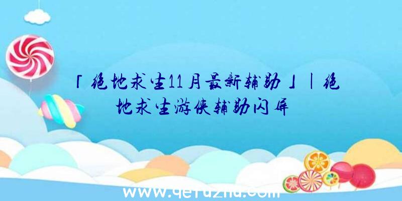 「绝地求生11月最新辅助」|绝地求生游侠辅助闪屏